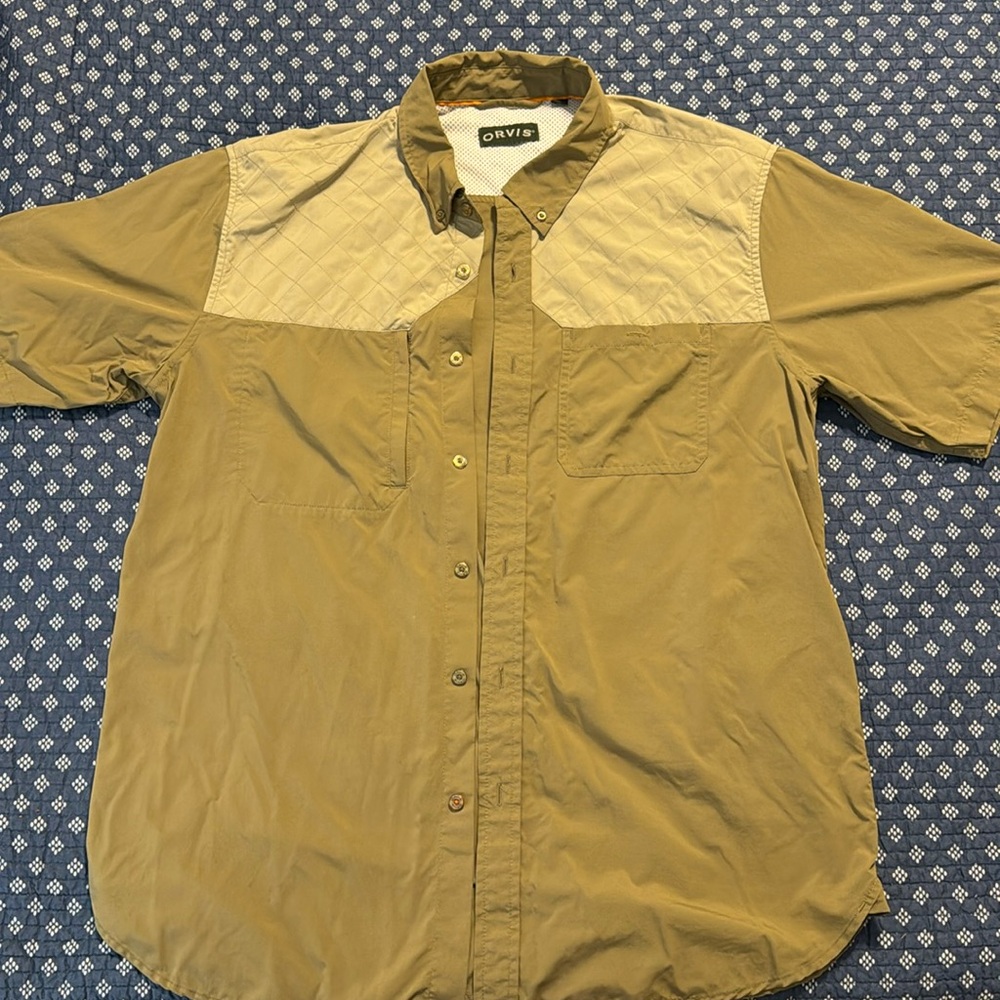 COPY - Orvis Button Down Shirt Short Sleeve Men’s L